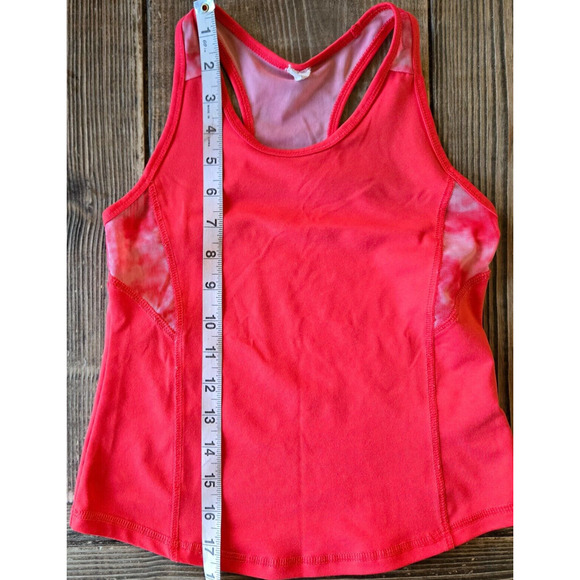 Umbro Girls Tank Top Small Pink Mesh Scoop Neck Racerback Activewear Running - Picture 8 of 8